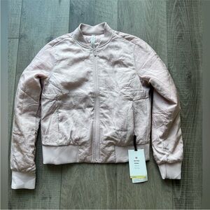 Lululemon Non-Stop Bomber *Reversible in Pink Fawn Size 8